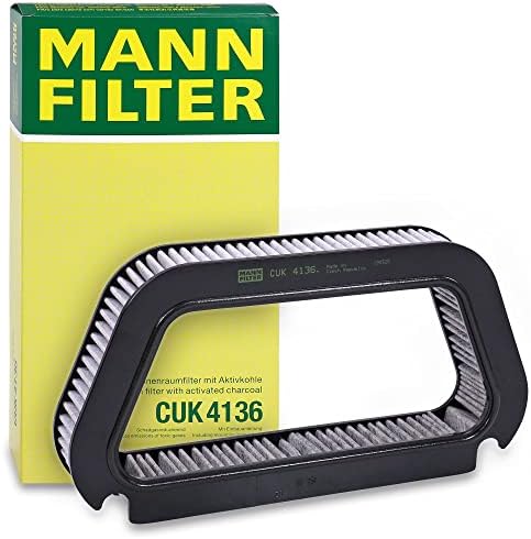 Mann Filter CUK 4136 Cabin Filter With Activated Charcoal for select Audi models