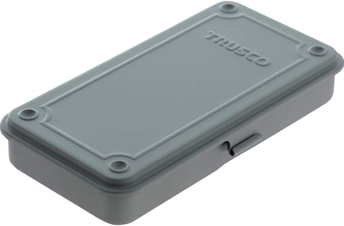 TRUSCO T-19LG Trunk Tool Box, 8.0 x 4.3 x 1.3 x 1.3 inches (203 x 109 x 35 cm), Light Gray