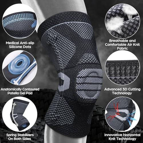 NEENCA Professional Knee Brace, Medical Knee Support for Women & Men Relief