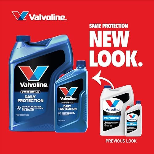 Valvoline Daily Protection SAE 50 Conventional Motor Oil 1 QT, Case of 6