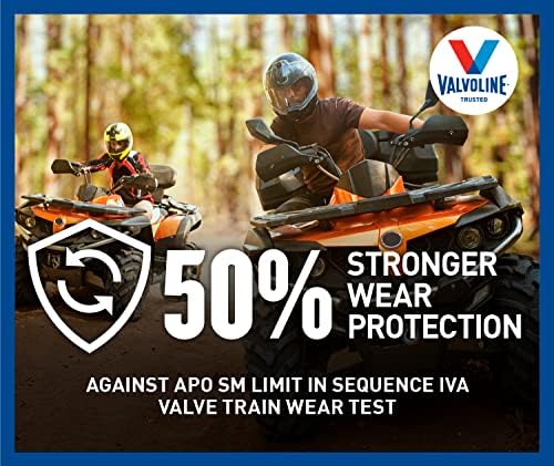 Valvoline 4-Stroke Powersport Full Synthetic Motor Oil 1 QT (Pack of 3)