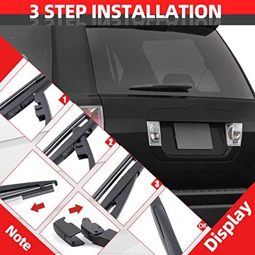 OTUAYAUTO Rear Windshield Wiper Arm Blade Kits - Replacement for 2003-2008 Honda Pilot Factory Style Accessories Parts OEM: 76740-S9V-A01