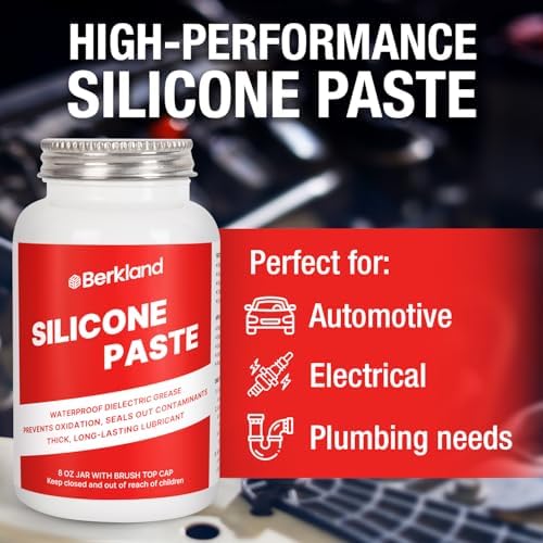 Berkland Silicone Paste Dielectric Grease, 8 oz - Waterproof