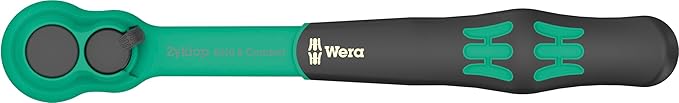 WERA - 05005530001-8100 SB 12 Zyklop Comfort Ratchet Set, reversing Lever, 3/8" Drive, Metric, 16 Pieces