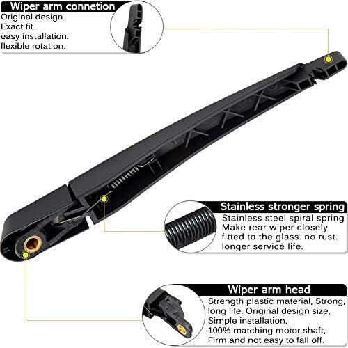 AUTOBOO Rear Wiper Arm Blade Replacement for Ford Edge Lincoln MKX