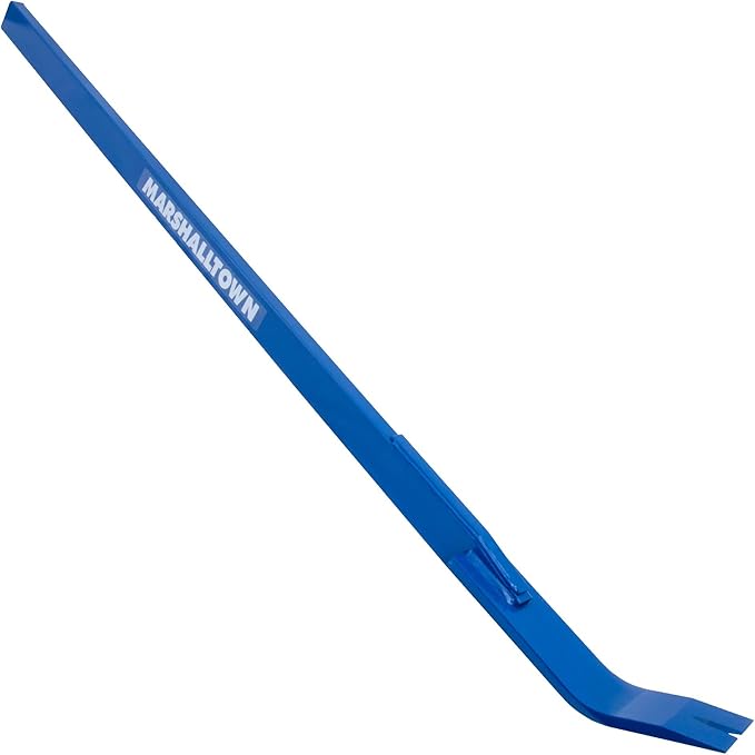 MARSHALLTOWN 56” Open Angle Monster Pry Bar, All-Steel, Powder-Coated, Made in USA, 10453
