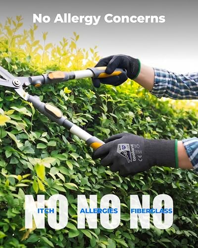 toolant ComfyCut A5 Cut Resistant Work Gloves, ANSI & EN388 Certified Protection with Second Skin Comfort, Fiberglass-Free, Touchscreen & Flexible Grip, for Woodworking, Warehouse, Assembly, Medium