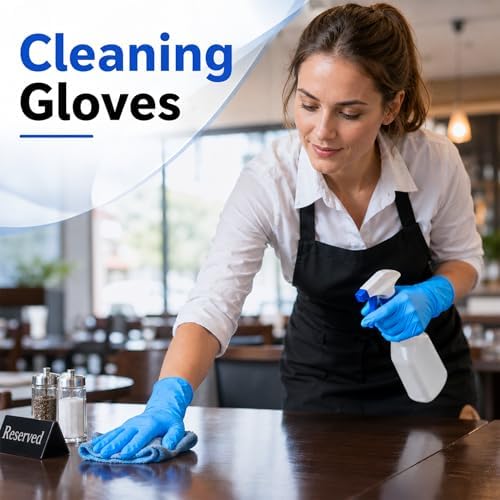 Nitrile Disposable Gloves 5 Mil, Small, 100 Count