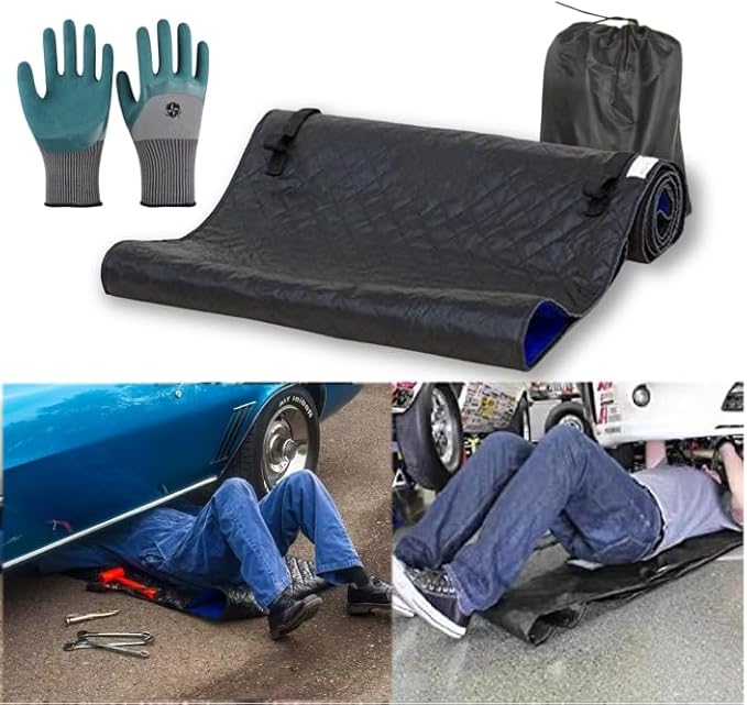 Creeper Pad Car Repair Creeper Mat Black Automotive Creeper Rolling Pad for Working On The Ground 70X150CM Working Excellent Car Repairing