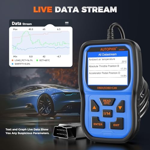 AUTOPHIX OM126P+ OBD2 Scanner for Check Engine Light & Live Data