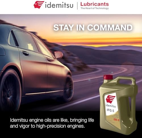 Idemitsu IFG 5 0W-8 Full Synthetic Engine Oil – 5 Quart