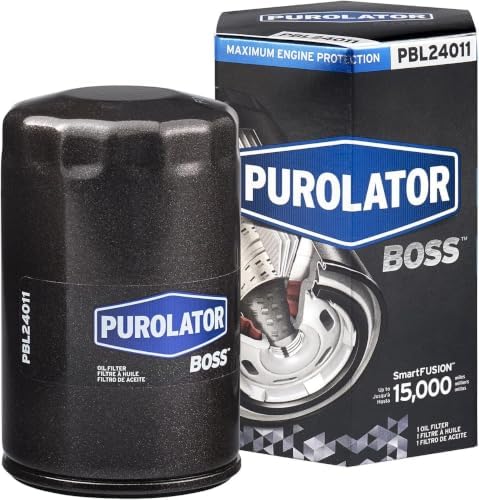 Purolator PBL24011 PurolatorBOSS Maximum Engine Protection Spin On Oil Filter Compatible With Chevrolet K1500, K2500, S10, C1500, Tahoe, Astro,Corvette, GMC K1500, Sonoma, Yukon and Jimmy (Pack of 6)