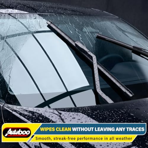 AUTOBOO Silicone Windshield Wiper Blade Replacement for Ford Edge