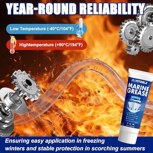 Marine Grease Tube, Waterproof High Temp, Against Water Washout 50g