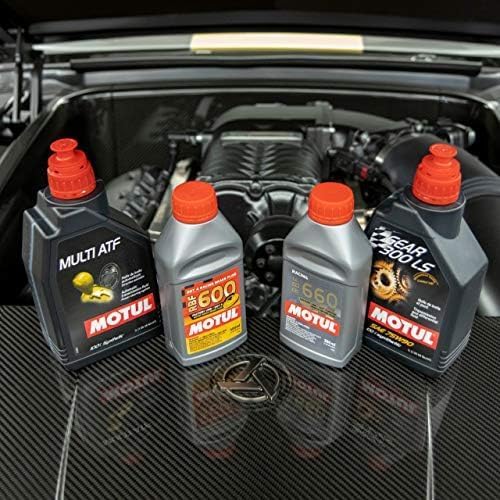 Motul RBF 600 Brake Fluid DOT 4 – Racing & High Performance 100% Synthetic Brake Fluid for Cars & Motorcycles, Track Day, Street & Performance Applications 500ml (3 Pack)