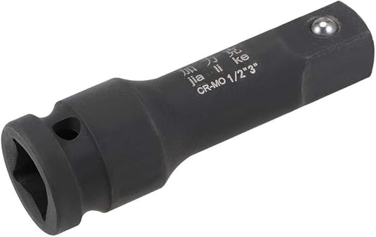 uxcell 1/2" Drive by 3" Impact Extension Bar for Use with Air Impact Wrenches, Breaker Bars, Ratchets, CR-MO Steel