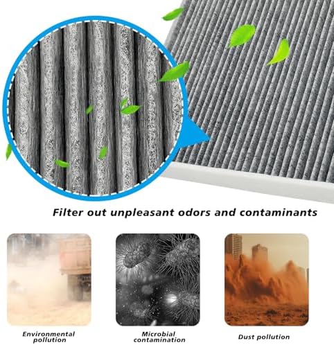 Cabin and Engine Air Filter Fits for Santa Fe Hybrid 2021-2025 2026, Sonata Hybrid 2020-2026, Tucson Hybrid 2022-2026, Sorento Hybrid 2021-2026, Sportage Hybrid 2023-2026, Fits 97133L1000, 28113-L5100