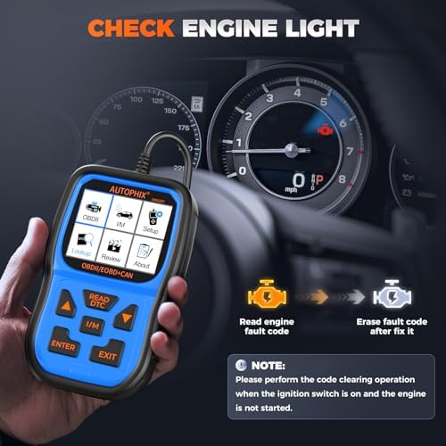 AUTOPHIX OM126P+ OBD2 Scanner for Check Engine Light & Live Data