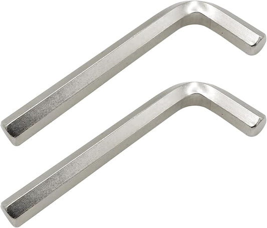 12mm Hex Key Wrench Set, 2Pcs Precision L-Shaped Allen Wrenches, Sturdy Hexagon Tool Kit for Repairing Bikes & Furniture, Small Metric Hex Spanner with Hex Head Replacement