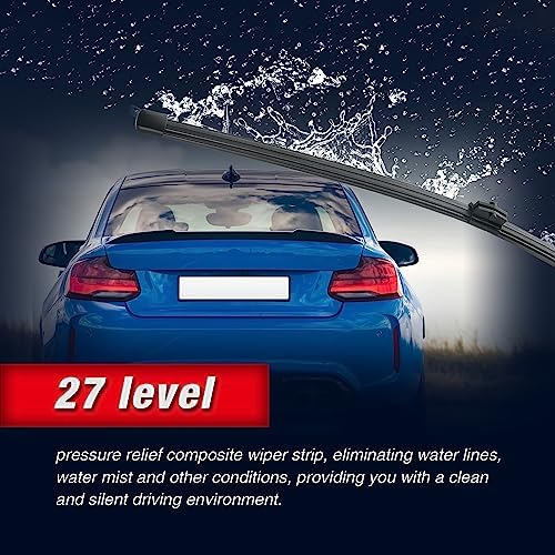 15" Rear Windshield Wiper Blade Replacement for Audi Q5 2022-2018 Q7 2021-2017 /Volkswagen Touareg 2014-2011 Back Window Wiper Blade-A360H (Single)