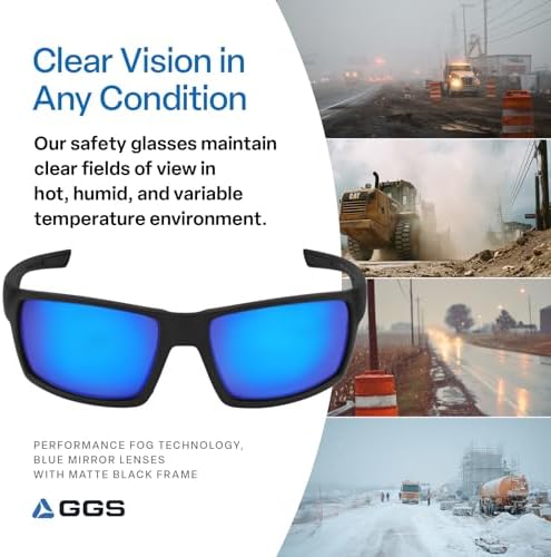 GGS Sawfish Sunglasses with Anti-Fog, Scratch-Resistant Lenses