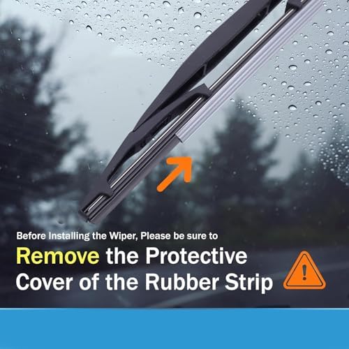 Rear Wiper Blade for 2018-2026 Jeep Wrangler, 2022-2025 Jeep Grand Cherokee (Not Fit Grand Cherokee L), 2023-2025 Honda HRV HR-V - OEM Replacement Back Windshield Wiper, All-Weather 12 Inch