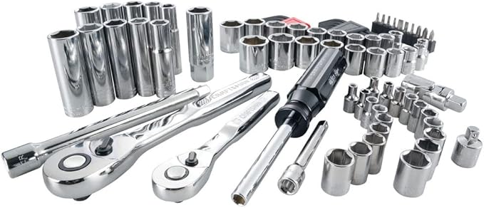 CRAFTSMAN Mechanics Tool Set, SAE/Metric, 1/4-Inch Drive, 83-Piece (CMMT12021)