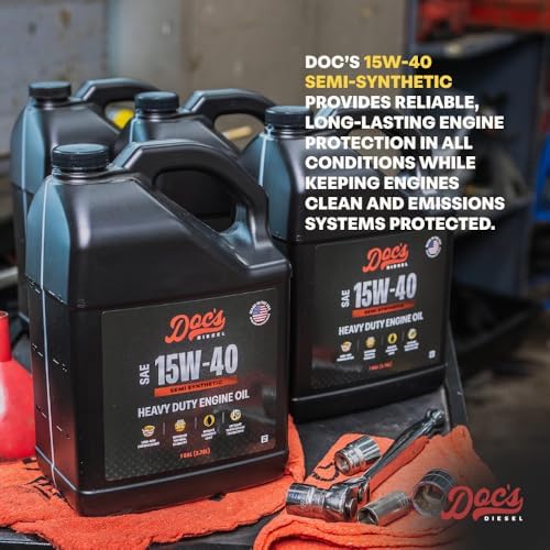 Doc's Diesel 15W-40 Semi Synthetic Heavy Duty Oil, CK-4 Value, 55 Gal Drum