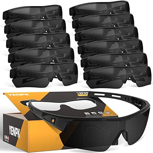 Tinted Safety Glasses for Men, ANSI Z87.1& UV Eye Protection Glasses