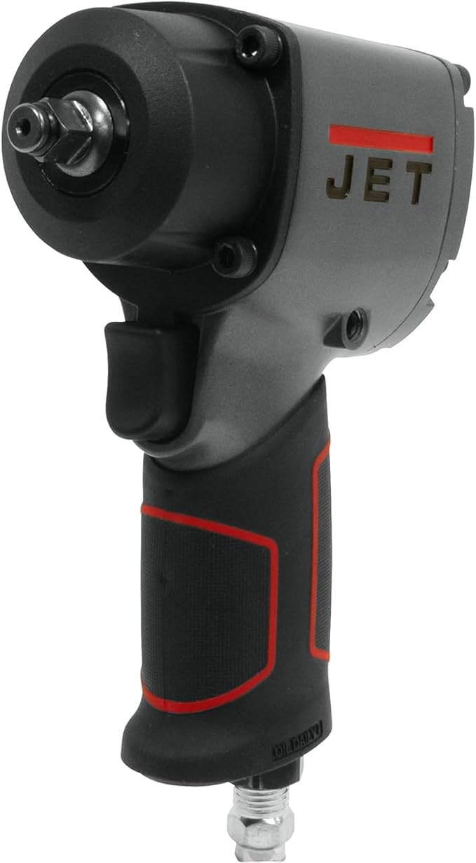 JET 3/8-Inch Compact Impact Wrench, 500 ft-lbs, 10000 RPM (Model JAT-106)