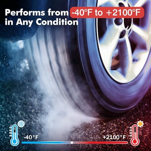 ZDBB Brake Silicone Grease Brake Caliper Guide Pin Lubricant High Temperature Caliper & Pad Lube, Waterproof, Safe for Rubber O-Rings Automotive Grease for Quiet & Smooth Braking 1oz (2-Pack)