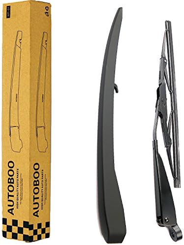 AUTOBOO Replacement for 2010-2018 Cadillac SRX, 2010-2014 CTS Rear Window Windshield Back Wiper Blade Arm Cover Assembly - Part NO. 20825881 25937776, Blade 12 inch