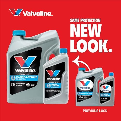 Valvoline 4-Stroke Marine Full Synthetic Engine Oil 1 Quart