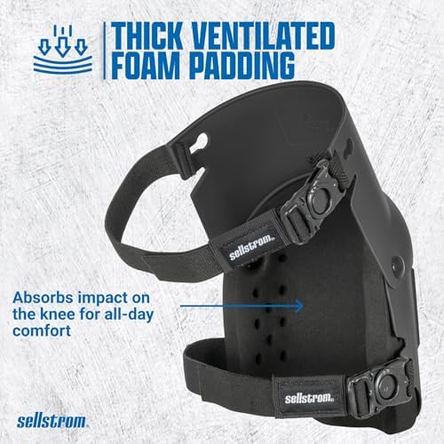 Sellstrom KneePro Professional Construction Kneepads for Work - Men & Women