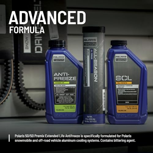 Polaris 1 Qt Antifreeze Coolant 50/50 Premix for Snowmobile - 2880514