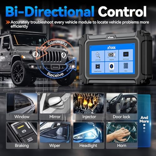 XTOOL IP500 for Jeep OBD2 Scanner, Full Systems Bidirectional Scan Tool