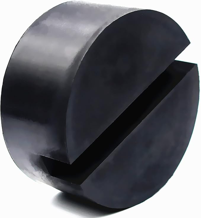 Jack Pad Universal Protector Slotted Frame Rail Jack Pad, Medium Size Adapter Rubber Pad (1 Pack)