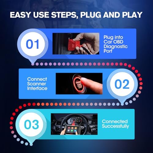 Autel Original OBD2 Main Test Cable, 16 Pin OBDII Diagnostic Test Cable