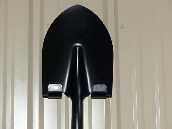 Wall Hook Heavy Duty Metal Garage Hook (Black - 2 Pack Double Hook)