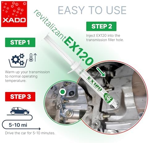 XADO EX120 Manual Transmission Fix - Treatment for Stick Shift Gearboxes, Transfer Cases & Differentials | Friction Modifier Additive - Repairs Sticking, Shudder and Slipping