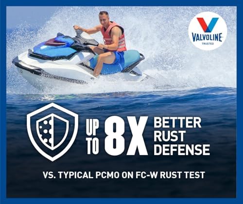 Valvoline 4-Stroke Powersport Full Synthetic Motor Oil 1 Quart (Pack of 6)
