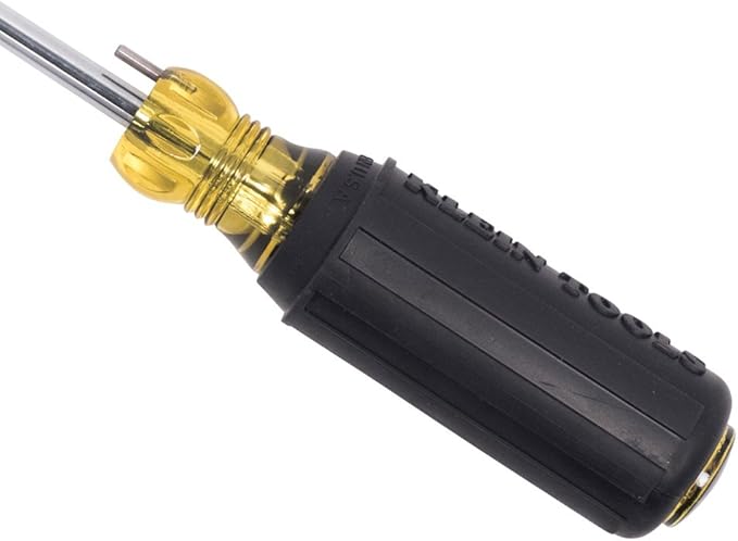 Klein Tools 605-4B Wire Bending Cabinet Tip Screwdriver 4-Inch, Made in USA