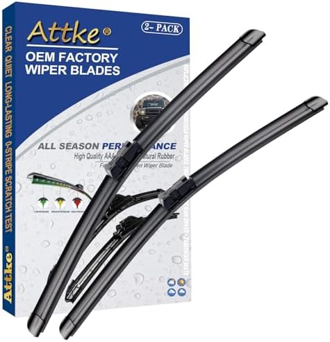 2 Wiper Blades 22" + 22" Front Wiper Blades for Chevrolet Silverado 2014-2018/GMC Sierra 2014-2018/OE Original Quality (Pack of 2)