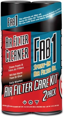 Maxima Racing Oils Air Filter Maintenance Aerosol Combo Kit, (Pack of 2)