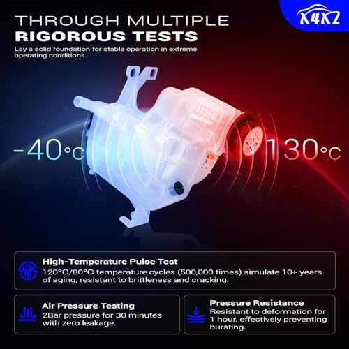 603-759 Coolant Reservoir w/Cap & Sensor for LR3 LR4 Range Rover Sport