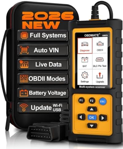 Full Systems OBD2 Scanner Car Diagnostic Tool with ABS SRS Transmission Etc