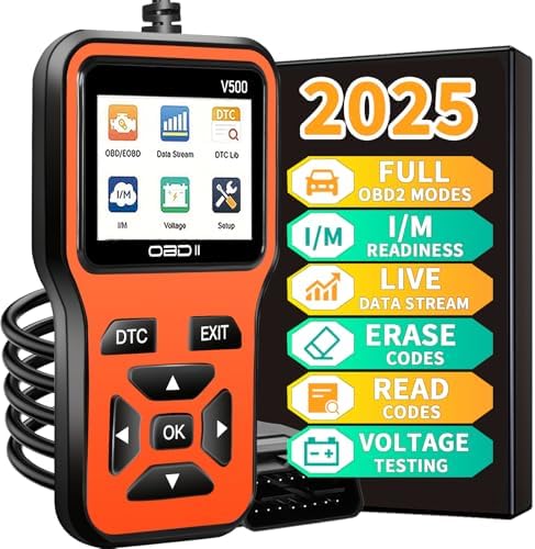 OBD2 Scanner Diagnostic Tool - Check Engine Light Code Scanner Tool with Reset, DTC, Data Stream, I/M Readiness, Car & Truck Scan Tool for All Vehicles Since 1996, escaner automotriz