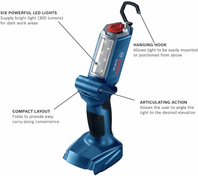BOSCH GXL18V-501B25 18V 5-Tool Combo Kit with 2-In-1 Bit/Socket Impact Driver/Wrench, 1/2 In. Hammer Drill/Driver, Reciprocating Saw, Circular Saw, LED Worklight and (2) CORE18V 4 Ah Compact Batteries