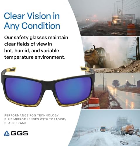 GGS Sawfish Sunglasses with Anti-Fog, Scratch-Resistant Lenses