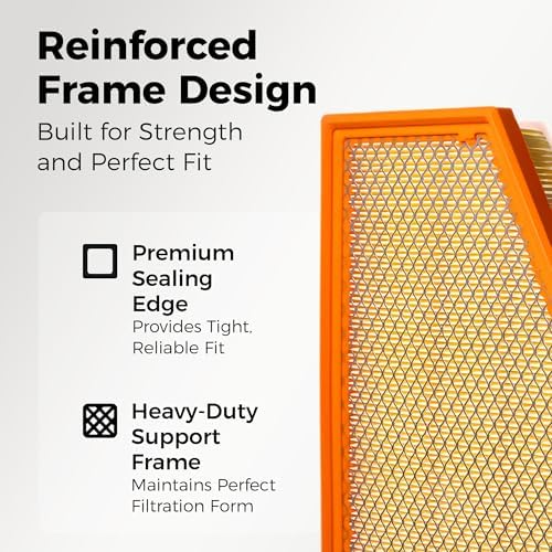 Engine Air Filter & Cabin Air Filter Combo Fits Toyota Tacoma V6 3.5L 2016-2023 - Not for 2.7L - CF10374 & CA11895